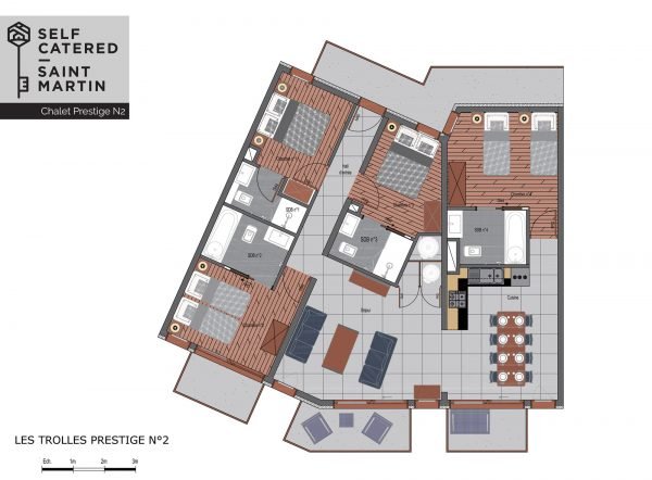 Floorplans - Trolles Prestige 2 - St Martin de Belleville