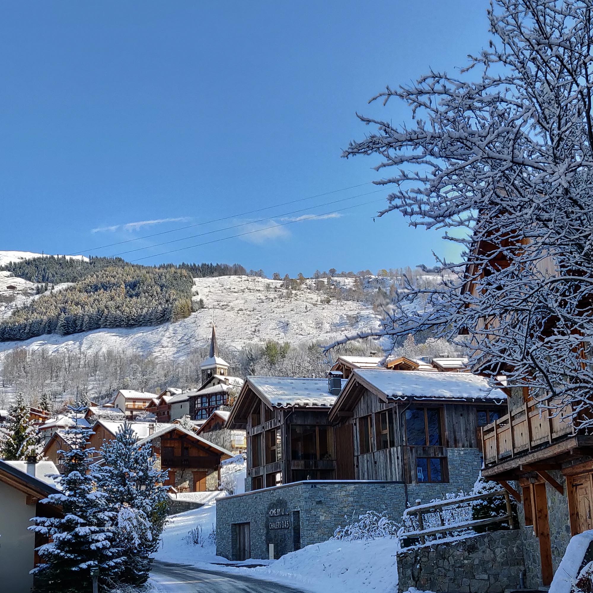 Saint Martin de Belleville ski village has plenty of non skiing activities