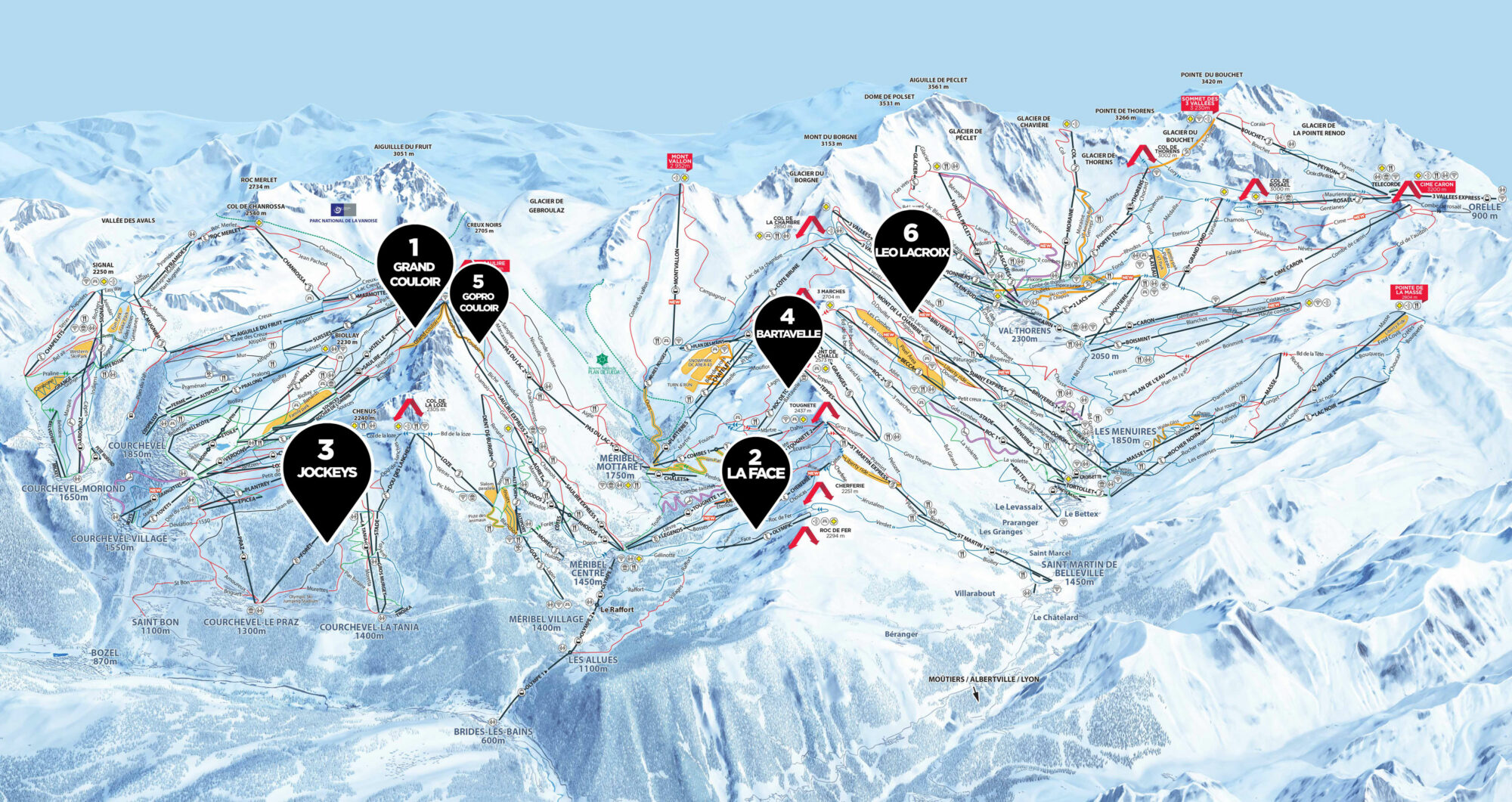 the six best and most challenging black ski runs in France